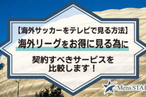 【海外サッカーをテレビで見る方法】海外リーグをお得に見る為に契約すべきサービスを比較します！