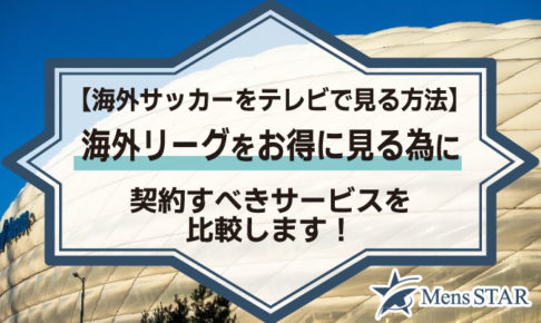 【海外サッカーをテレビで見る方法】海外リーグをお得に見る為に契約すべきサービスを比較します！