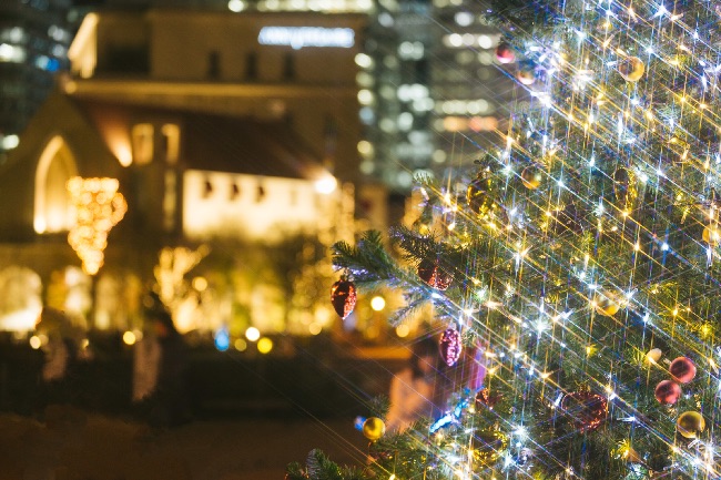 クリスマスっぽい夜景